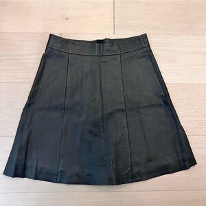 All Saints Leather Skirt US00